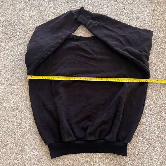 Jerusalem Graphic Print Black Crewneck 100% Cotton - Picture 6 of 6